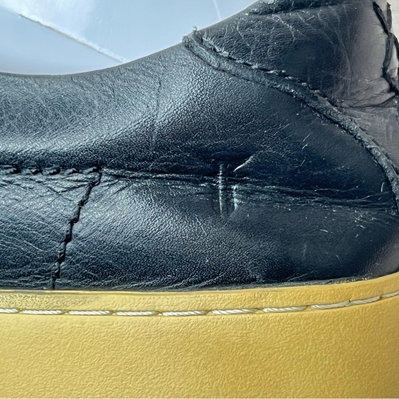 Frye Leather Zipper Lena Sneakers-Black-Women’s 7-Preppy-Casual-Classic-Designer - Picture 6 of 13